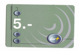 Russia,Би+,5 $ Card,Col:RU-BEE-REF-H001C - Rusland