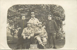 Militaires- Ref E128- Carte Photo -guerre 1914-18- Regiments- Regiment -au Bord De L Aisne -20eme Cie -305 Infant - - Weltkrieg 1914-18