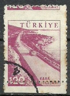 Turkey; 1959 Pictorial Postage Stamp 120 K. "Shifted Perf. ERROR" - Usati