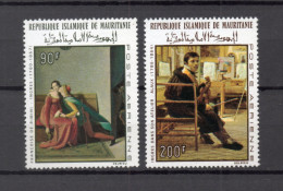 MAURITANIE  PA  N° 70 + 71   NEUFS SANS CHARNIERE   COTE 7.00€    PEINTRE TABLEAUX ART INGRES - Mauretanien (1960-...)