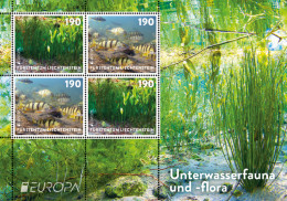 LIECHTENSTEIN 2024 Europa CEPT. Underwater Fauna & Flora (Preorder) - Fine S/S MNH - Ungebraucht