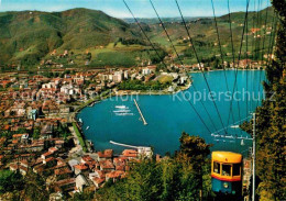 72707859 Como Lago Di Como Panorama Con Funicolare Como Brunate Como Lago Di Com - Other & Unclassified