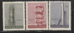 YOUGOSLAVIE- N°1481/3 ** (1975) Série Courante - Unused Stamps