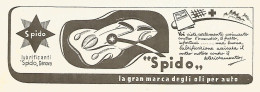 Lubrificanti SPIDO - Genova - Pubblicità Del 1940 - Vintage Advertising - Advertising