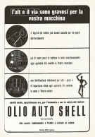 Olio Auto SHELL Invernale - Pubblicità Del 1940 - Vintage Advertising - Advertising