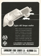 Lavorazione Leghe Leggere - Alluminio - Milano - Pubblicità Del 1940 - Ad - Advertising