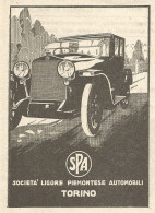 SPA - Società Ligure Piemontese Automobili - Pubblicità Del 1923 - Advert - Advertising