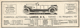 Fabbrica Automobili LANCIA & C. - Pubblicità Del 1923 - Vintage Advert - Advertising