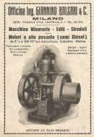 Officine Ing. Giannino BALSARI - Milano - Pubblicità Del 1923 - Vintage Ad - Pubblicitari