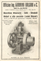 Officine Ing. Giannino BALSARI - Milano - Pubblicità Del 1923 - Vintage Ad - Pubblicitari