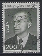 Italy 1981  Alcide De Gasperi  (o) Mi.1743 - 1981-90: Usados