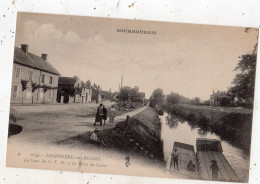 DOMPIERRE-SUR-BESBRE LA GARE DU C. F. D. ET LES RIVES DU CANAL - Autres & Non Classés