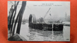 CPA (75) Crue De La Seine. Paris. Les Travaux Du Tube Berlier. (7A.928) - De Overstroming Van 1910