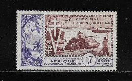 A.E.F.  (  DIV - 624 )   1954   N° YVERT ET TELLIER   POSTE AERIENNE   N° 57    N* - Unused Stamps
