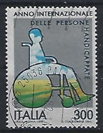 Italy 1981  Internationale Jahr Der Behinderten  (o) Mi.1744 - 1981-90: Usati