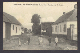 CP DPT 62 - POMMERA STE MARGUERITE - RUE DU JEU DE PAUME - Sonstige & Ohne Zuordnung