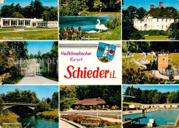 72707264 Schieder-Schwalenberg Brunnenhalle Schwanenteich Schloss Minigolf Emmer - Otros & Sin Clasificación