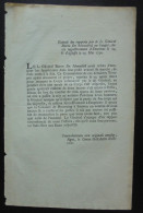 Brabantse Omwenteling: 2 Documenten 24,25 & 26 Mei 1790. - Historical Documents