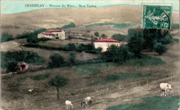 Chasselay Canton De Limonest Hameau Des Mines Mont Verdun Rhône Cpa Couleur Voyagée En 1909 En B.Etat - Other & Unclassified