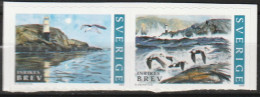 Zweden 2002, Postfris MNH, Birds, Lighthouse (comb. Booklet) - Nuovi