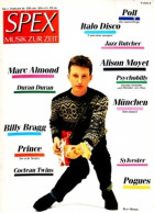 Spex Magazine Germany 1985-02 Billy Bragg Duran Duran Marc Almond Alson The Pogues - Unclassified