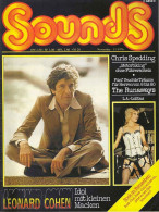 Sounds Magazine Germany 1976-11 Leonard Cohen Patti Smith Twiggy Hollies - Unclassified