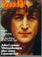 Sounds Magazine Germany 1975-08 John Lennon Tim Buckley New Riders Of The Purple Sage - Unclassified