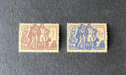 (T3) Portugal - 1951 Af. 737 To 738 - MNH - Unused Stamps