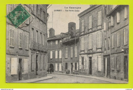 32 LOMBEZ Vers Auch Rue Notre Dame Tabac Homme Avec Boeufs Attelage ? VOIR DOS En 1922 La Gascogne - Auch
