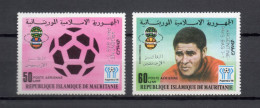 MAURITANIE  PA  N° 188 + 189   NEUFS SANS CHARNIERE   COTE 7.00€    FOOTBALL SPORT SURCHARGE - Mauritanië (1960-...)