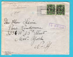 NEDERLAND Luchtpost Censuur Brief 1941 Den Haag Naar Joods Adres In New York, USA - Cartas & Documentos
