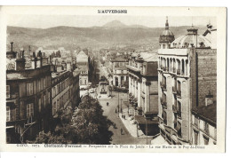 63  Clermont Ferrand - Perspective Sur La Place De Jaude -  La Ruee Blatin Et Le Puy De Dome - Clermont Ferrand