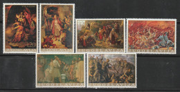 YOUGOSLAVIE- N°1555/60 ** (1976) Tableaux - Unused Stamps