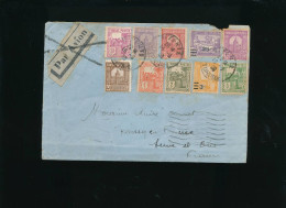 Timbres Sur Enveloppe Tunisie 1930 - Gebruikt