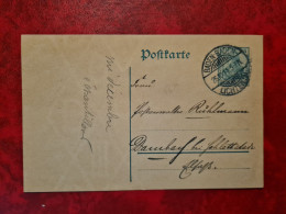 CARTE ENTIER GANZACH BADEN BADEN POUR DAMBACH LA VILLE 1911 - Other & Unclassified