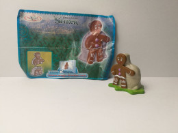 Kinder : MPG ST-278   Shrek Der Dritte 2007 - Pfefferkuchenmann +  BPZ - Figuren