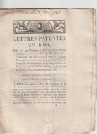 Lettres Patentes Du Roi : Emprunt De 10 Millions ... - Wetten & Decreten