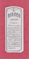 Etiquettes Parfume, Parfume Label, Etichette Profumeria Pietro Bortolotti- Bianco Liquido. 79x 31mm- - Labels