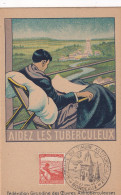 Carte Maximum Tuberculose  1945  Bordeaux  Hopital St André Gironde Tuberculosis - Sonstige & Ohne Zuordnung