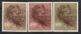 YOUGOSLAVIE- N°1575/7 ** (1977) Maréchal Tito - Unused Stamps