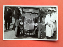 Carte Photo : Vieille Automobile Accidentée (immatriculée 46 49 BA)... - Altri & Non Classificati