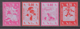 2023 New Zealand Year Of The Rabbit Complete Set Of 4 MNH @ BELOW FACE VALUE - Ungebraucht