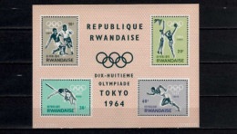 Belgian Congo - Rwanda 1964 N° BL2 MNH Olympic Games - Jeux Olympique - Olympische Spelen Tokio - Japan C15.00Eu. - Nuevos