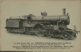 Hongrie - Locomotive "Amerika", Série 206 - Gebaut In Budapest 1904 - Trenes