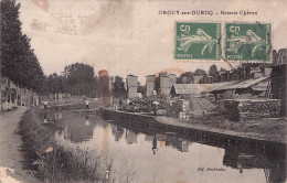 CROUY SUR OURCQ SCIERIE CHERON SUR LE CANAL 1913 - Other & Unclassified