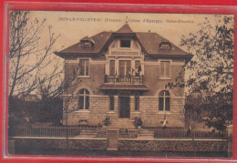 Carte Postale 23. Dun-le-Palleteau  Caisse D'Epargne Et Bains-Douches  Très Beau Plan - Autres & Non Classés