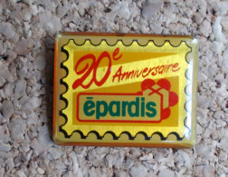 Pin's - 20° Anniversaire - épardis - Trademarks