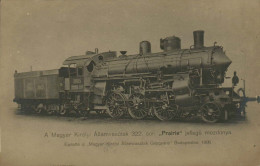 Hongrie - Locomotive "Prairie" - Gebaut In Budapest 1906 - Eisenbahnen