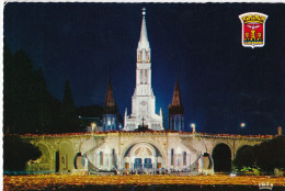Lourdes - La Basilique Illuminée - Lourdes