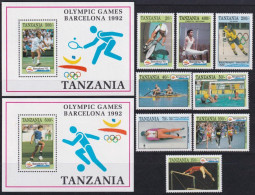 Tanzania 1992 - Olympic Games Barcelona 92 Mnh** - Sommer 1992: Barcelone